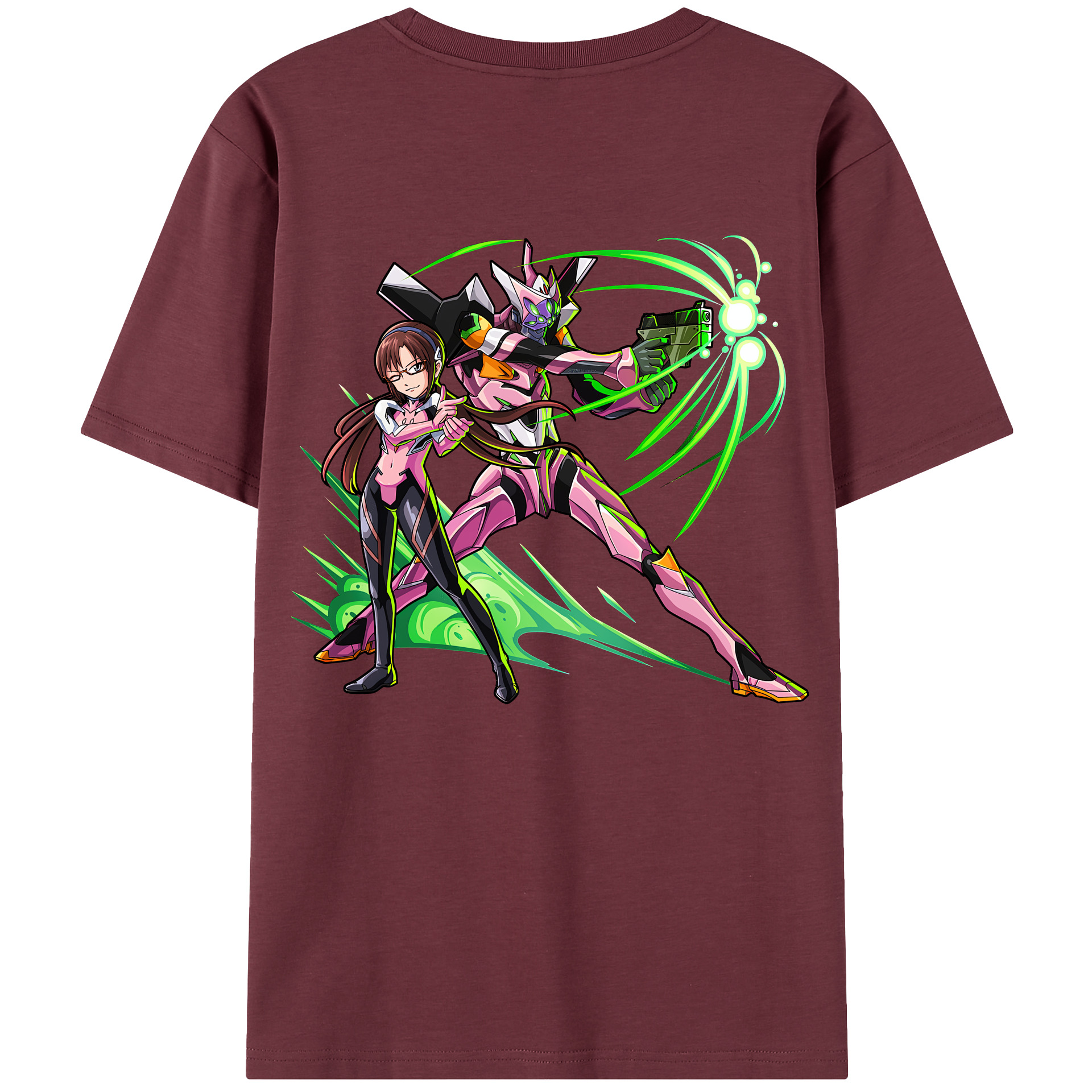 （画像用） EVA 新世紀エヴァンゲリオン 綿100％半袖Tシャツ（背面プリント）